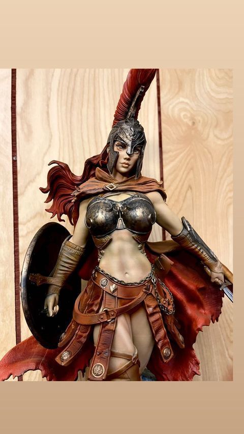 SPARTAN GIRL BY CREATIVE GEEK MB 3D print model_2