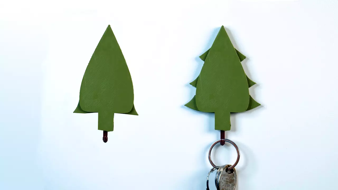 Tree Key Holder 3D print model_0