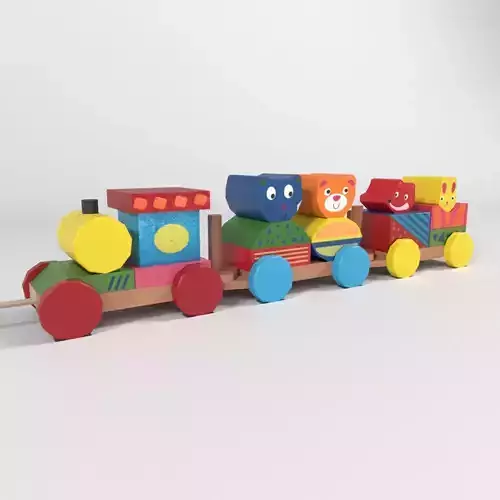 wooden toy train