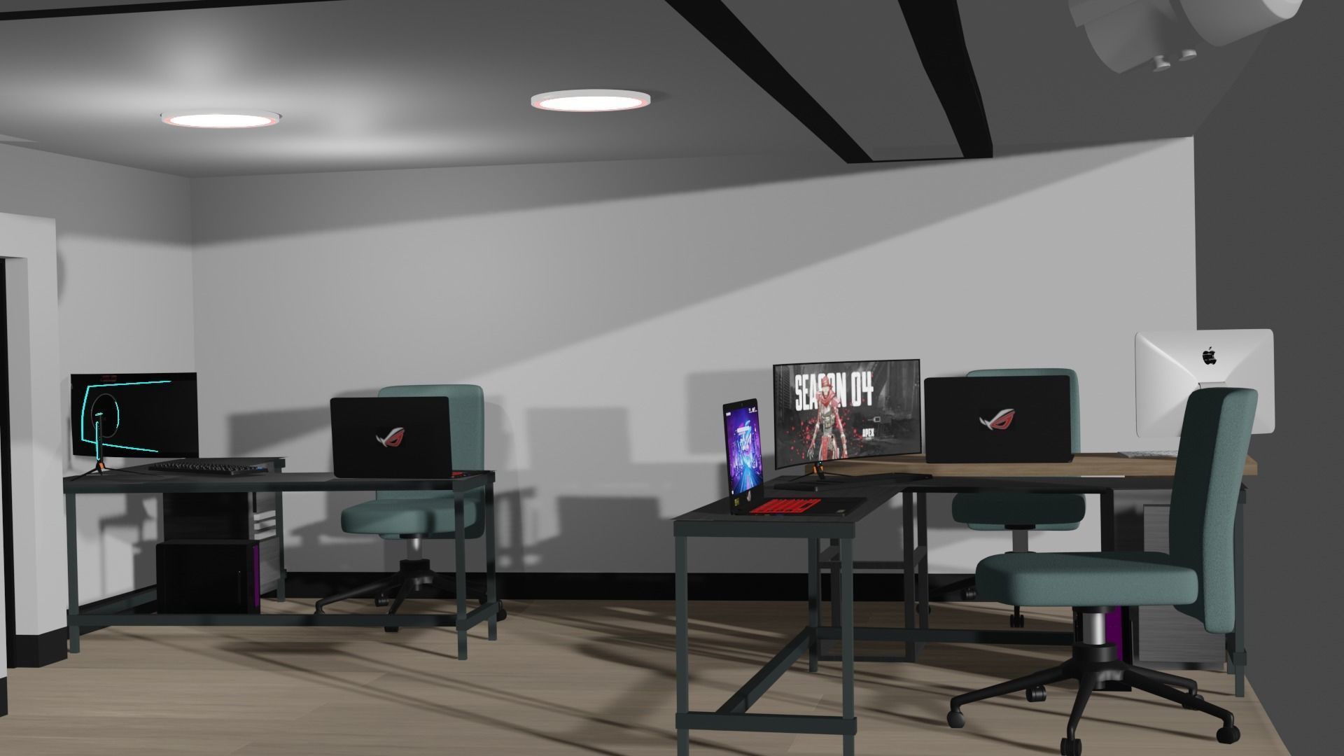 Small Office 101 Free low-poly 3D model_1