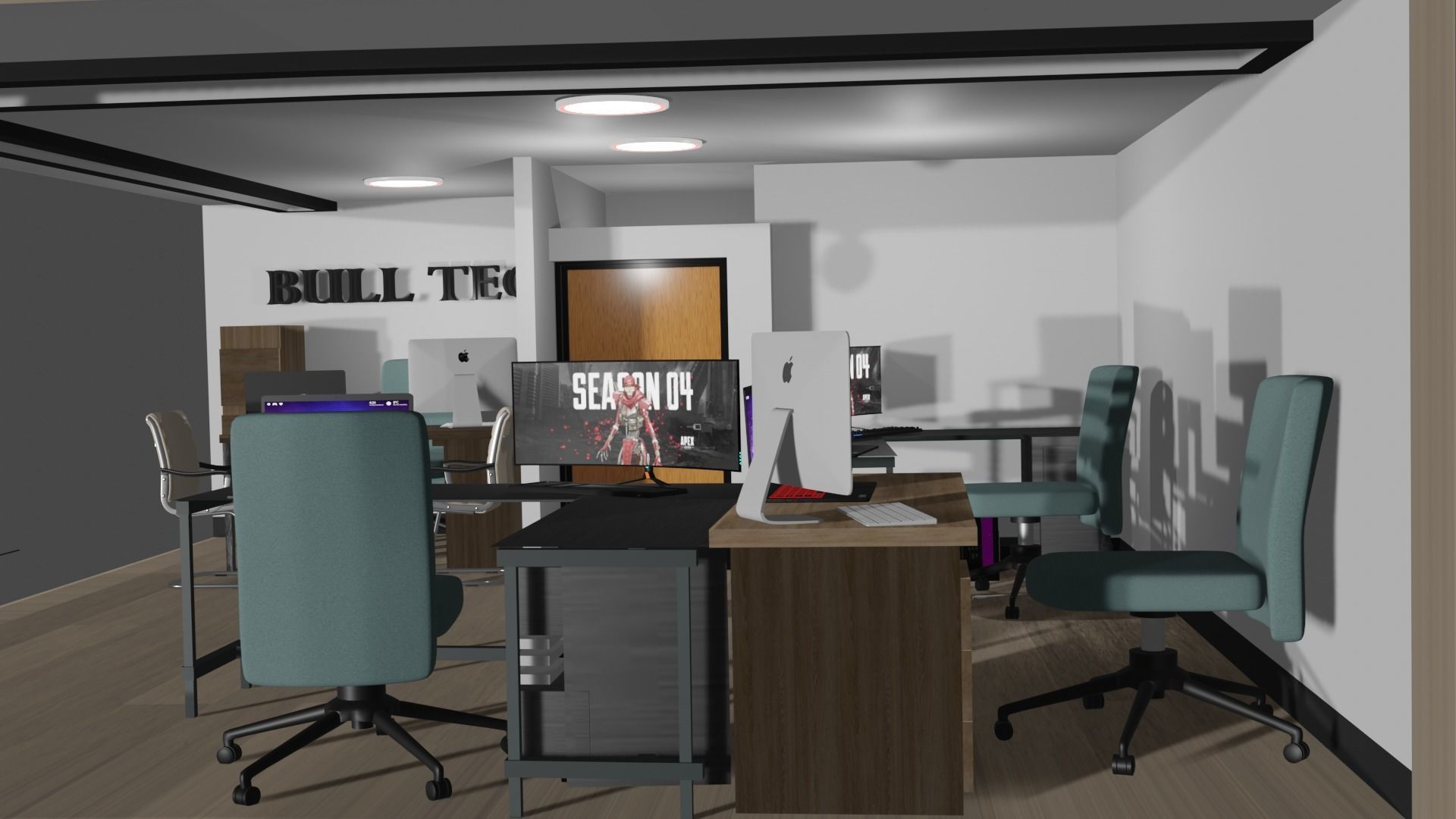 Small Office 101 Free low-poly 3D model_3