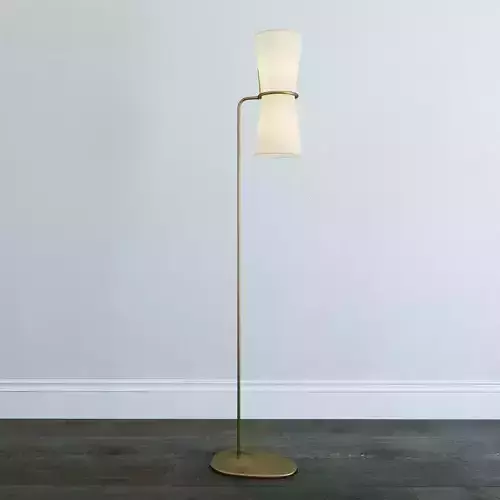 AERIN CLARKSON BRASS FLOOR LAMP