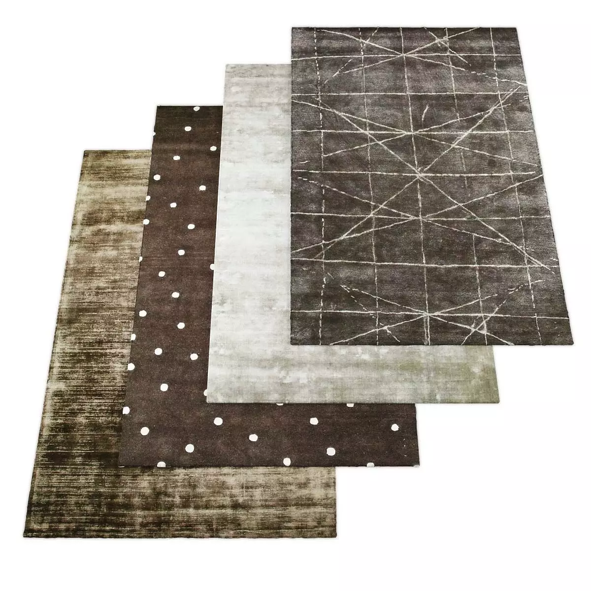 Rugs collection 290 Low-poly 3D model_0