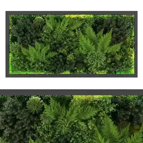 Vertical garden 161 Low-poly 3D model