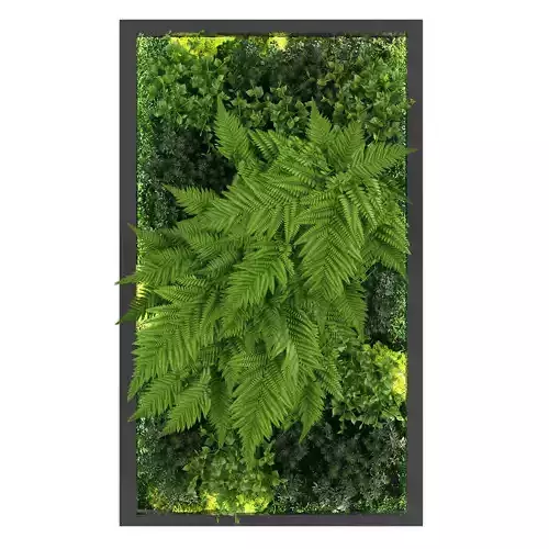 Vertical garden 162 Low-poly 3D model