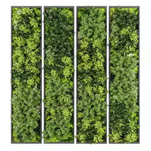Vertical garden 163 Low-poly 3D model