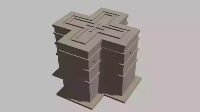 Lalibela cross tower