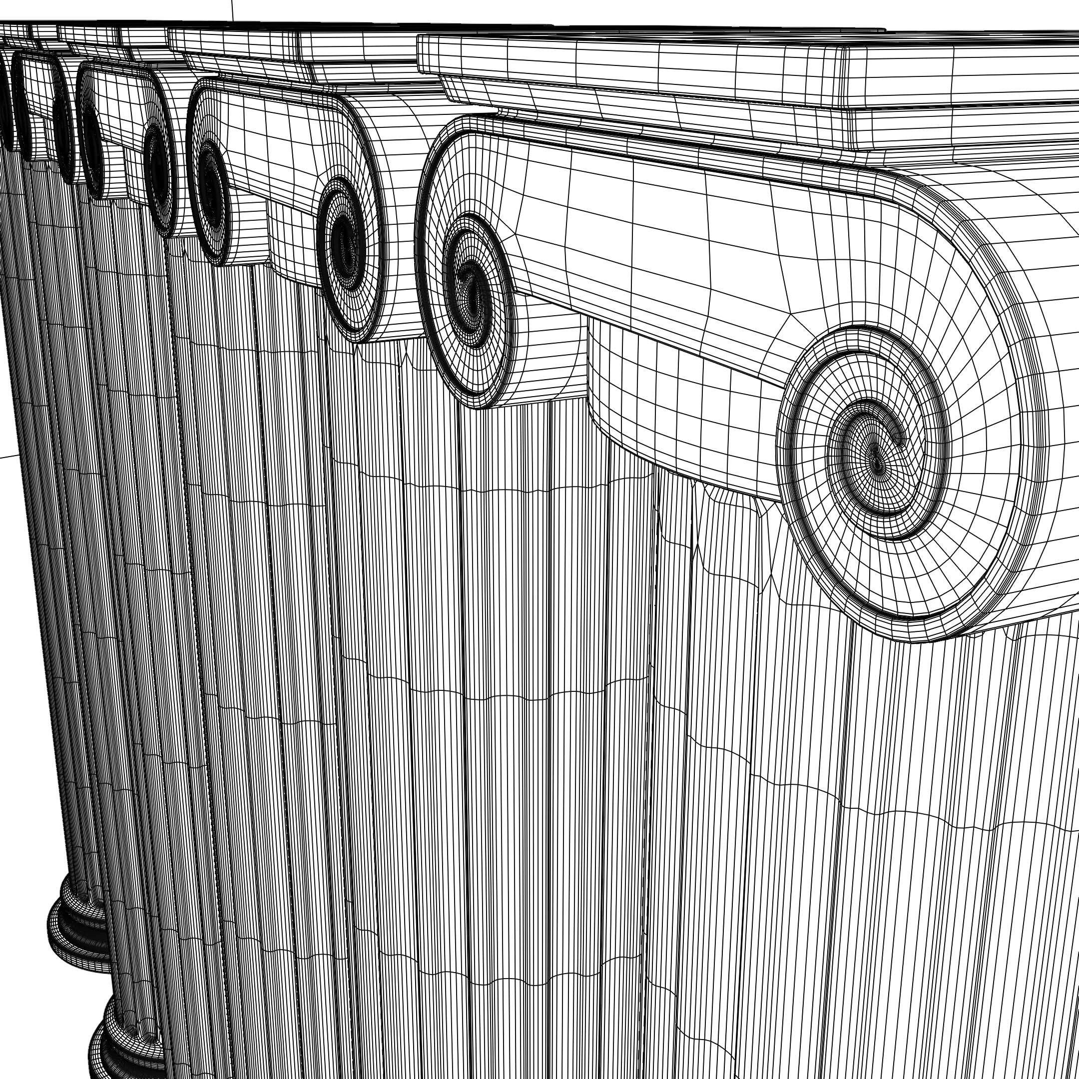 Ionic column 3D model_11