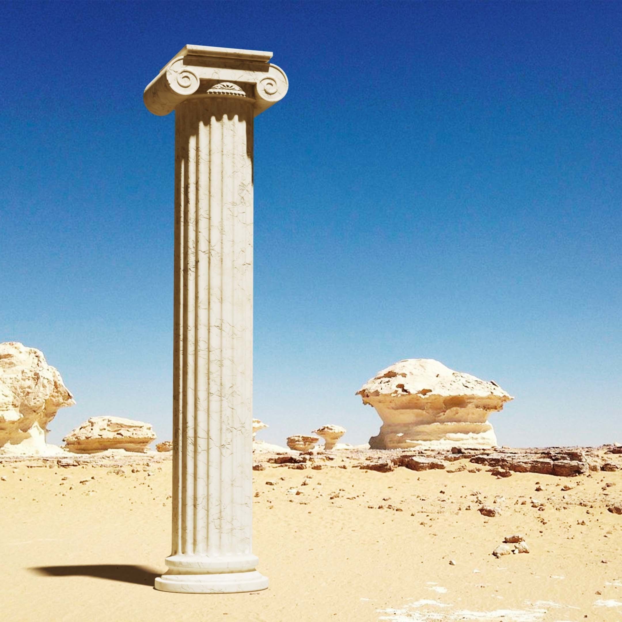 Ionic column 3D model_9