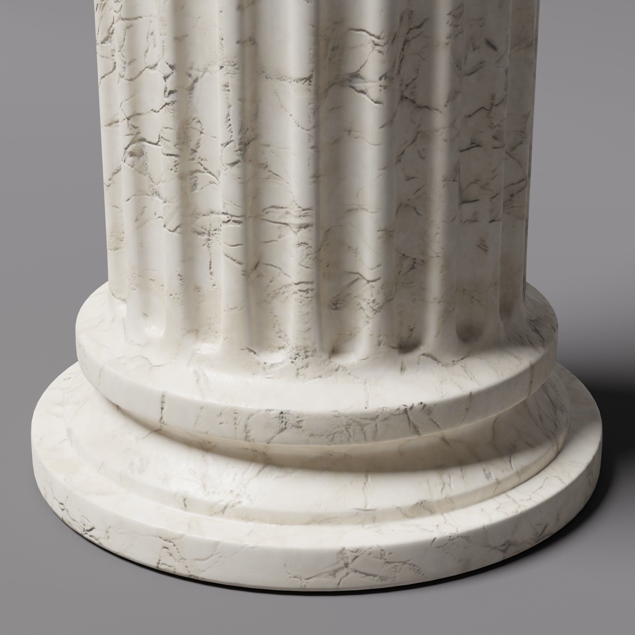 Ionic column 3D model_7