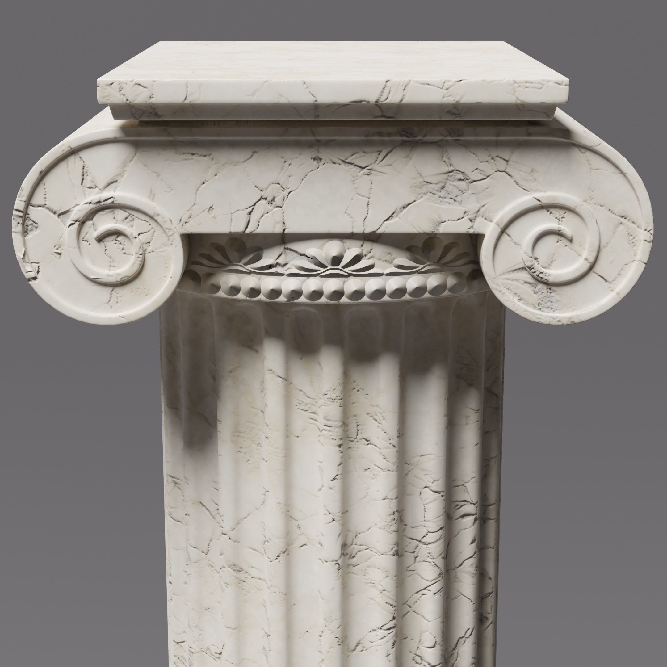 Ionic column 3D model_5