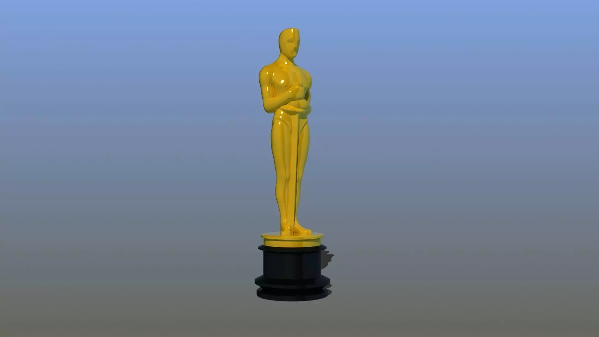 Oscar Statue 3D model