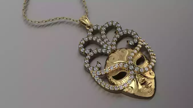 masquerade pendant