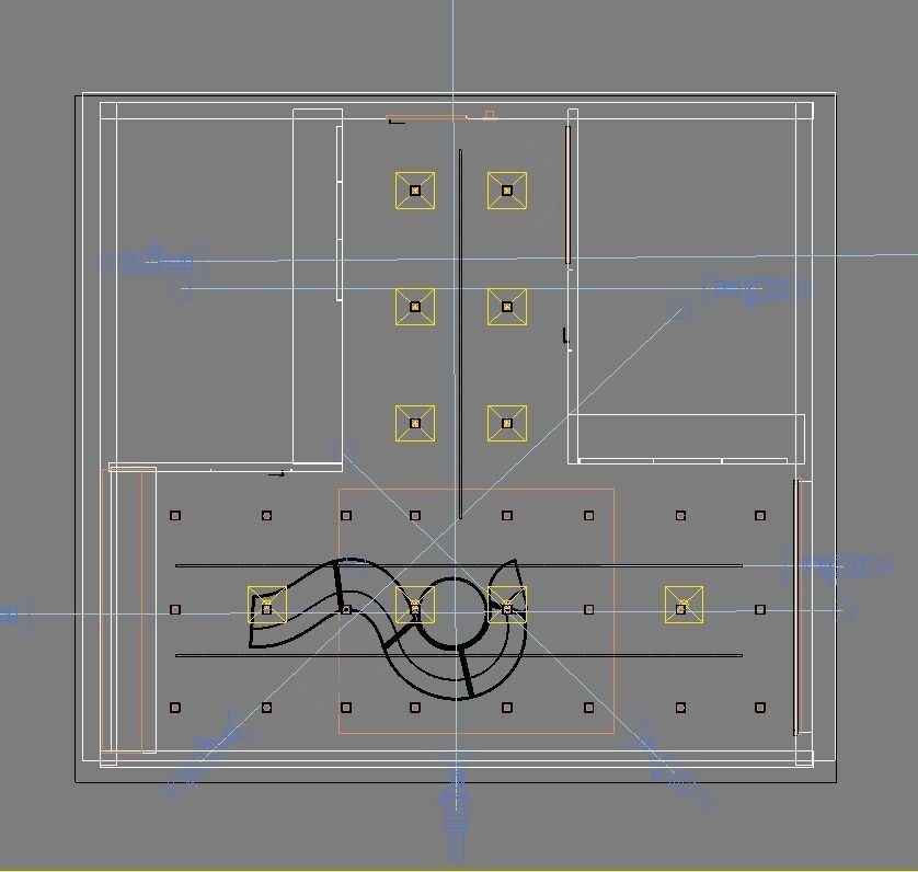 Empty room 3D model_8