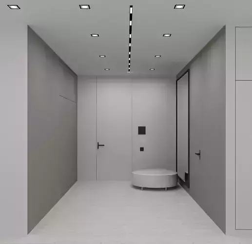 Empty room 3D model