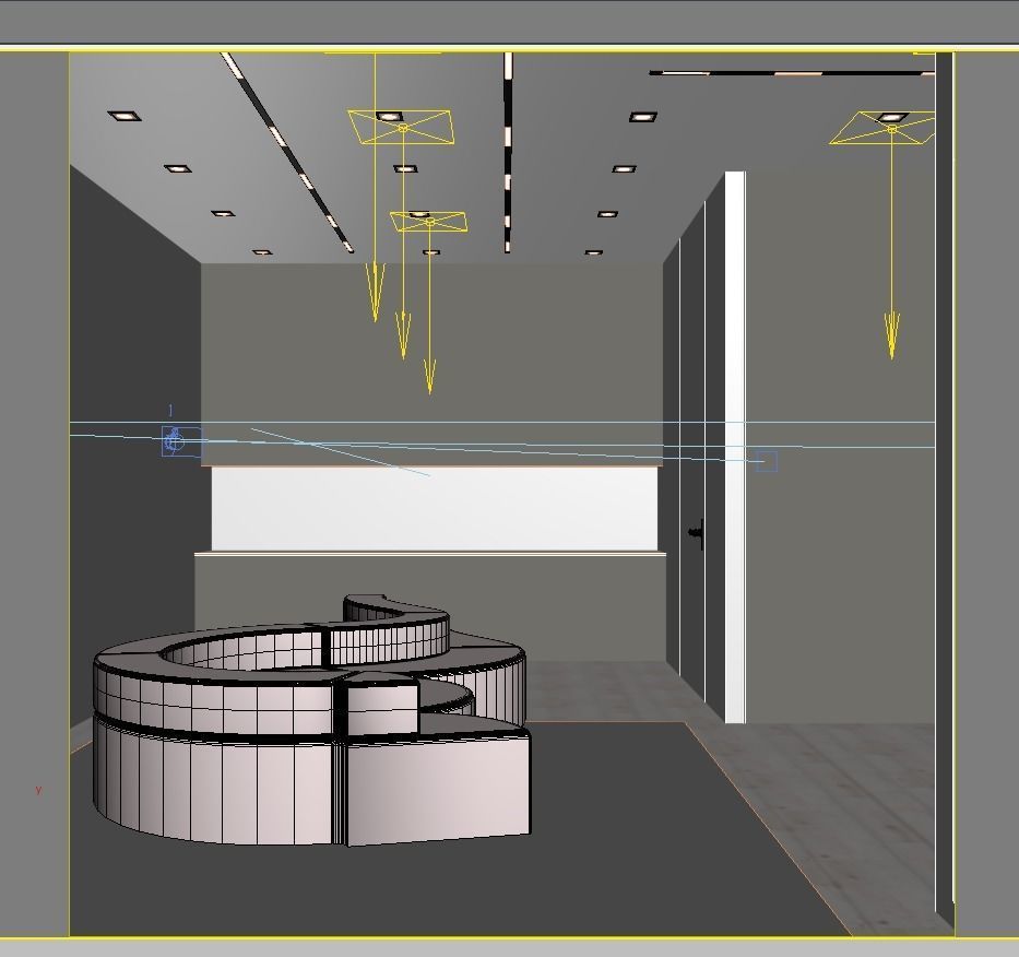 Empty room 3D model_10