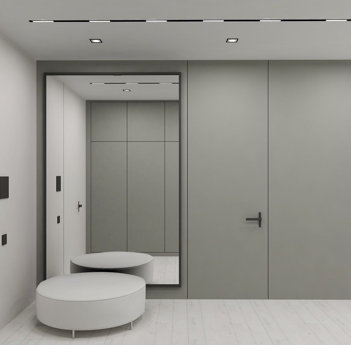 Empty room 3D model_2