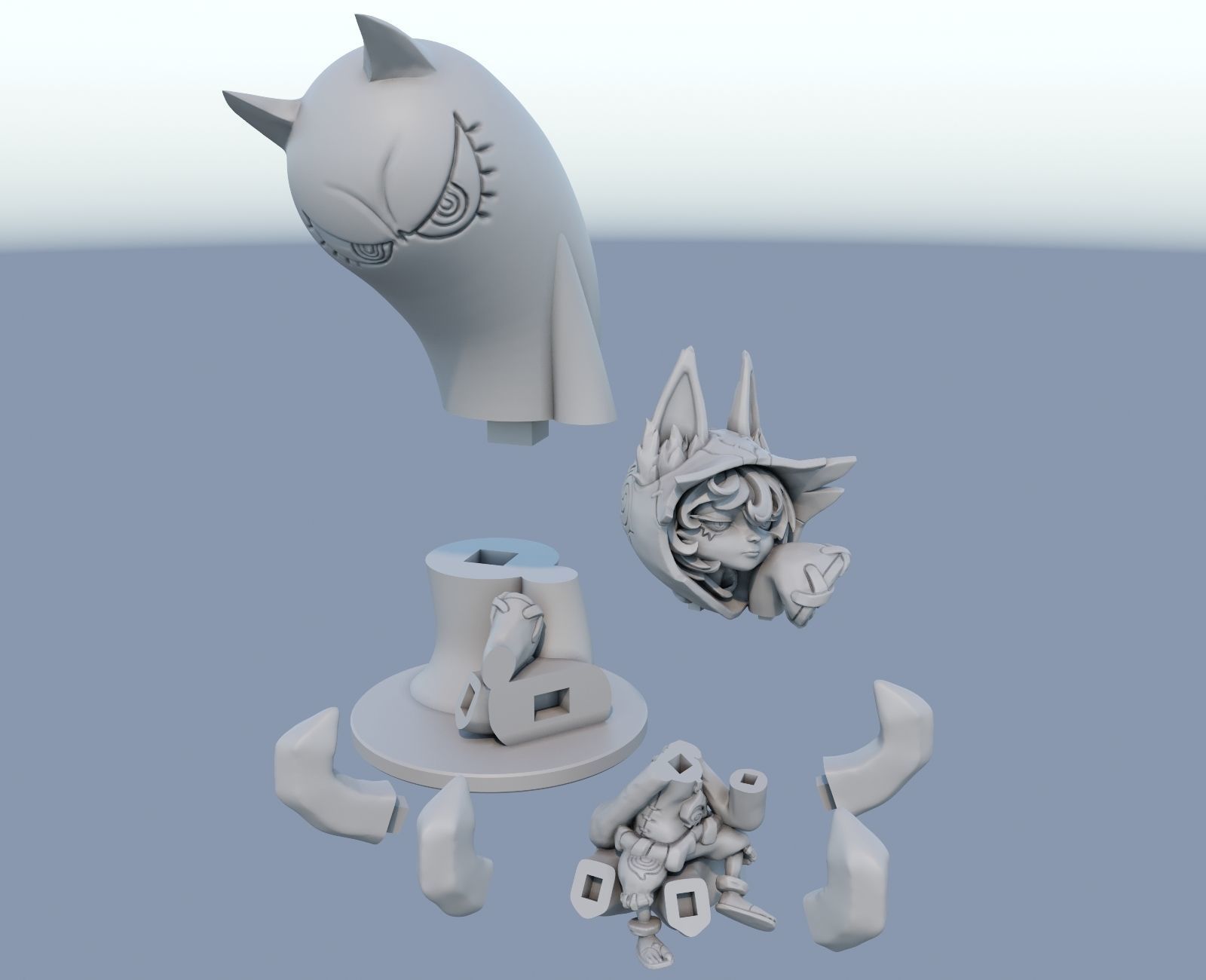 vex League of Legends 3D print model  3D print model_2