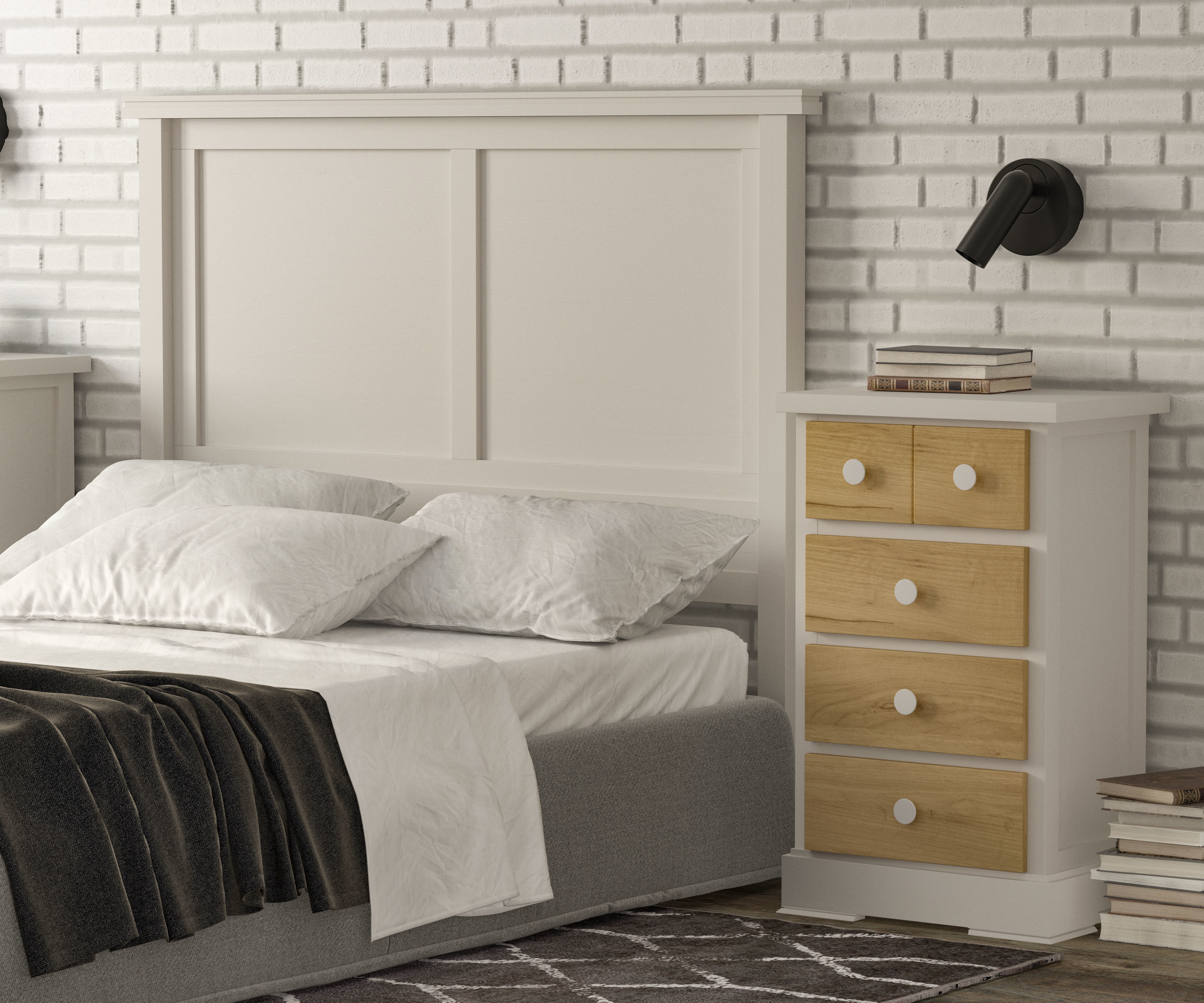 Furniture set modern 3D model_1