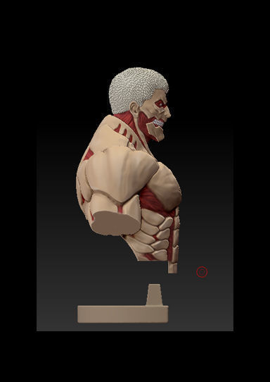 TITAN BLINDADO RAINER BUSTO - ATTACK ON TITAN 3D print model_7