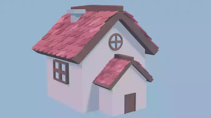 Stylized simple house