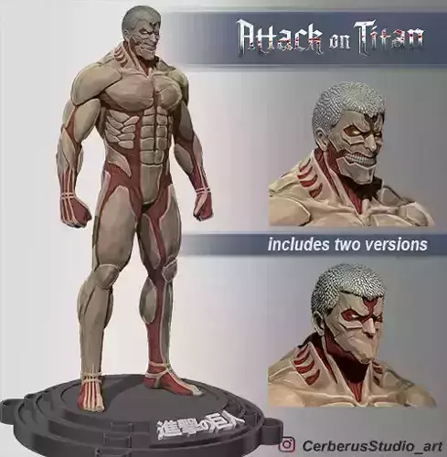 TITAN BLINDADO RAINER - ATTACK ON TITAN 3D print model
