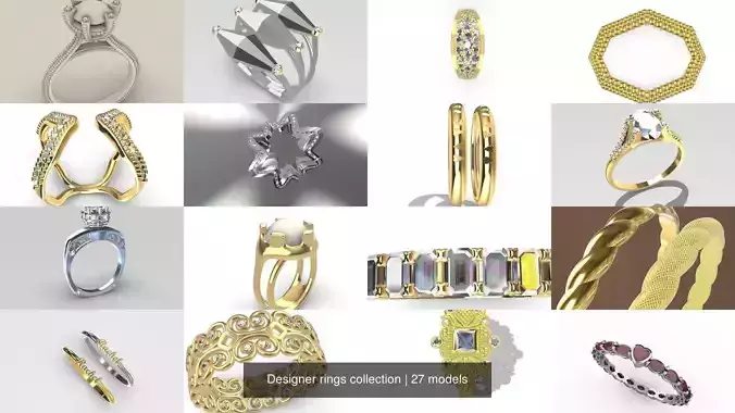Designer rings collection 