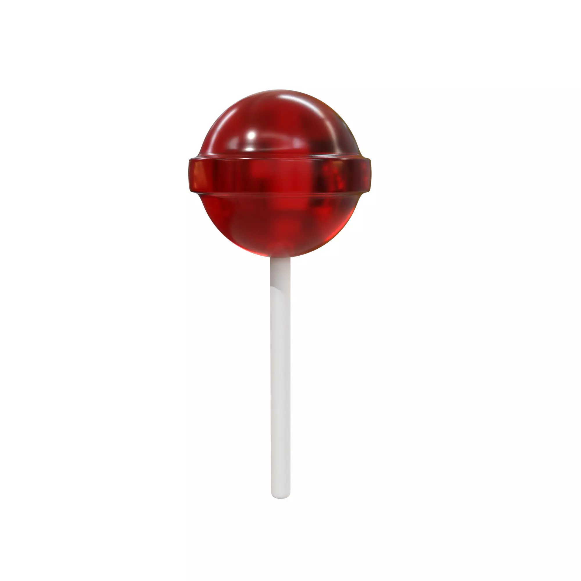 Lollipop on stick 3D model_0