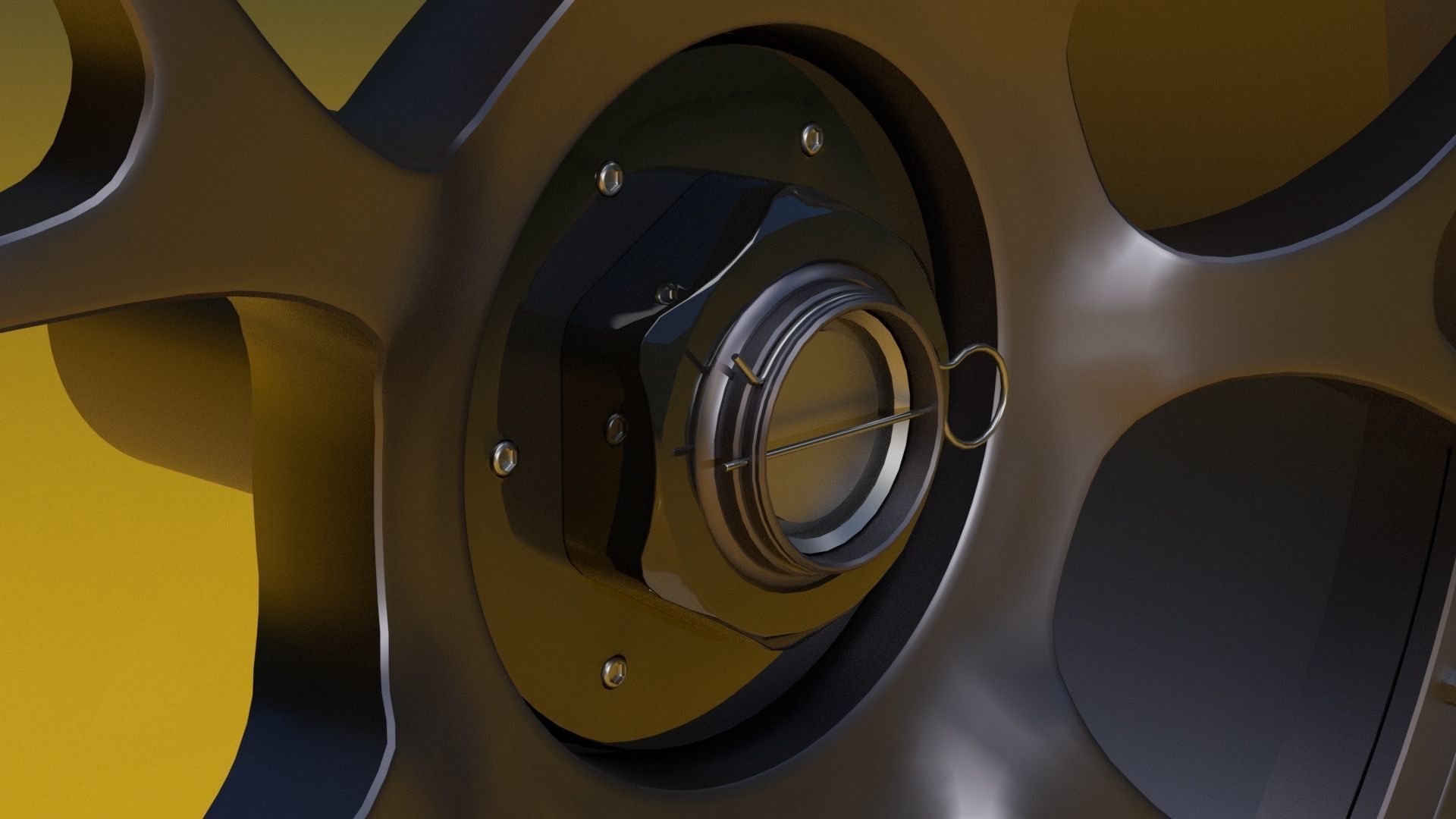 T32 Turbofan rim Low-poly 3D model_6