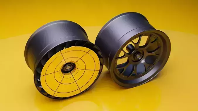 T32 Turbofan rim Low-poly 3D model