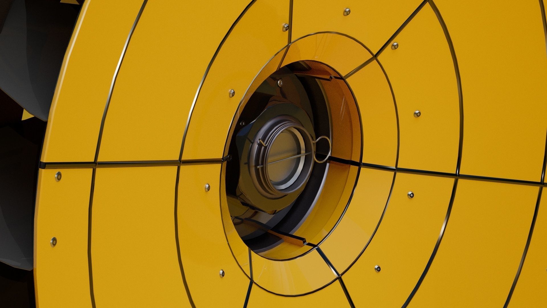 T32 Turbofan rim Low-poly 3D model_7