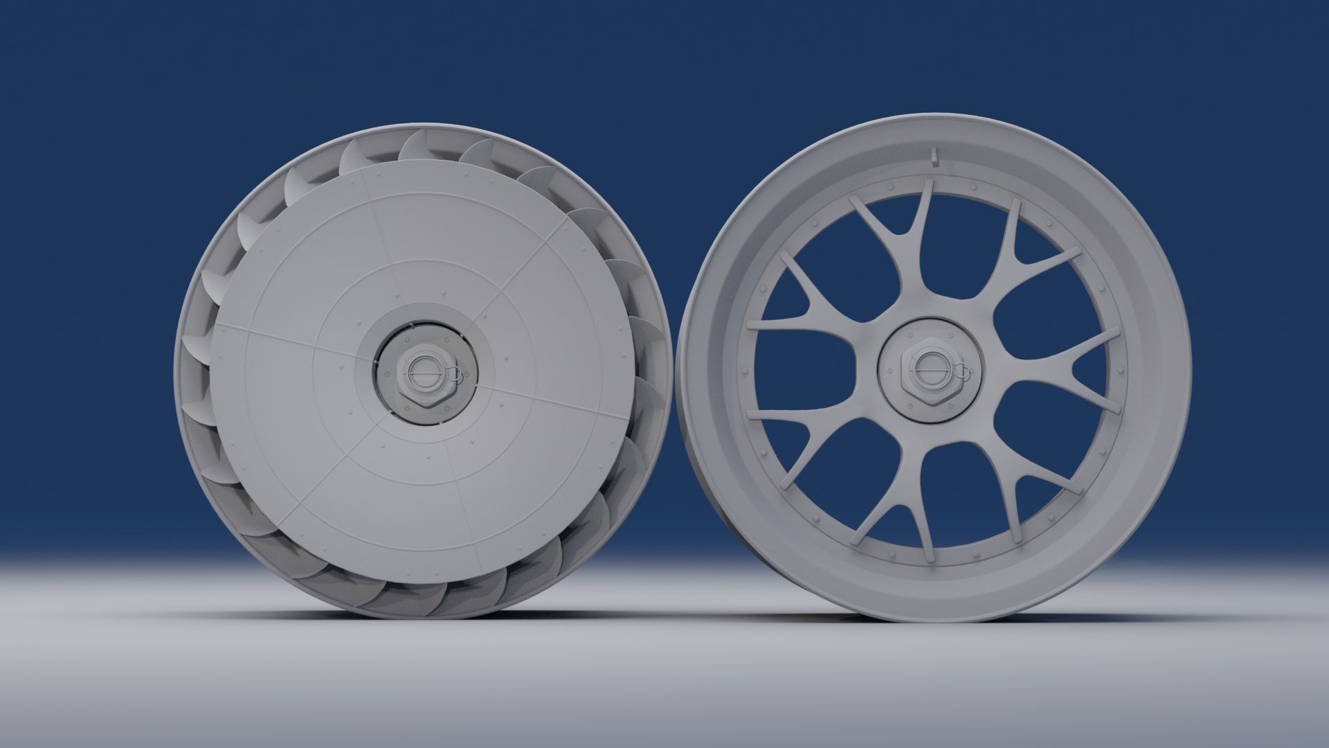 T32 Turbofan rim Low-poly 3D model_11