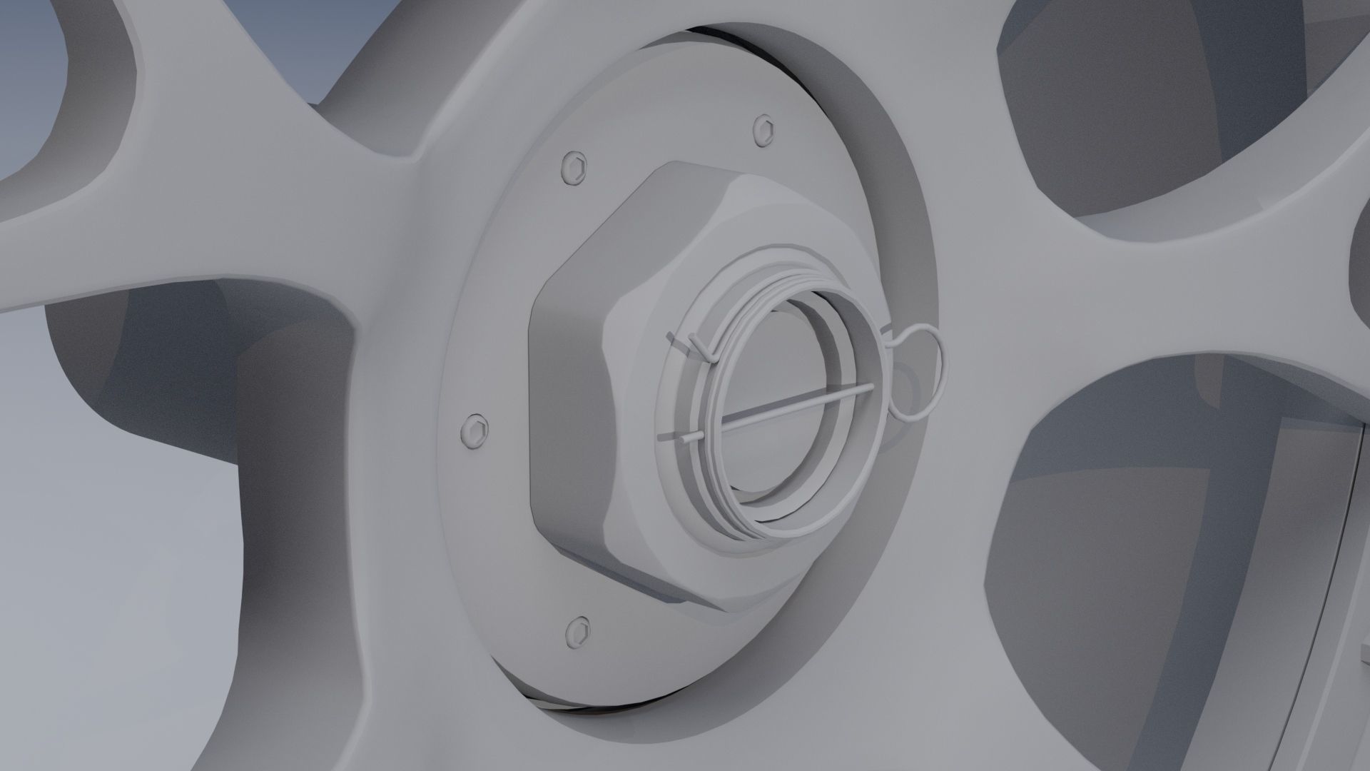 T32 Turbofan rim Low-poly 3D model_14