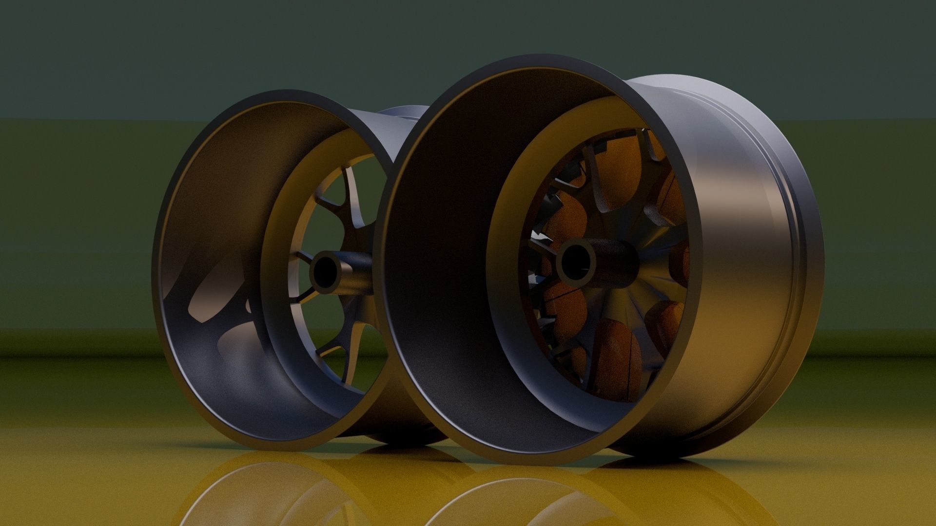 T32 Turbofan rim Low-poly 3D model_9