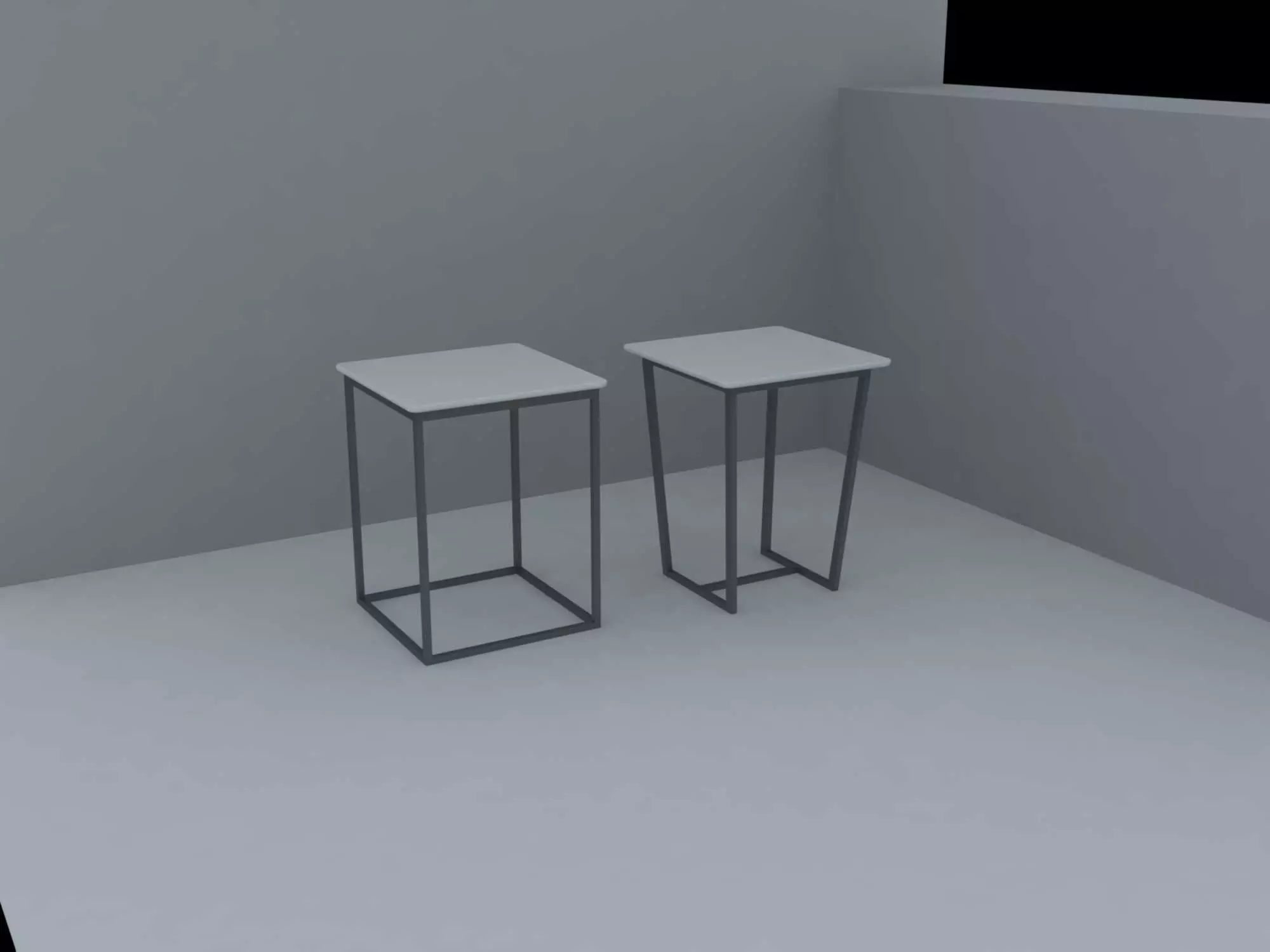 Table contruction with material texturs Free low-poly 3D model