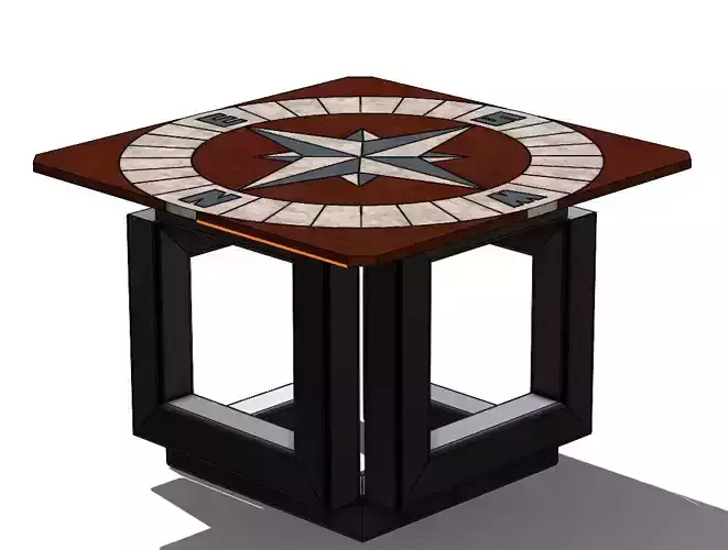 Mosaic Compass Table