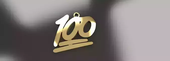 100 Pendant Gold Silver Platinum Luxury Jewelry