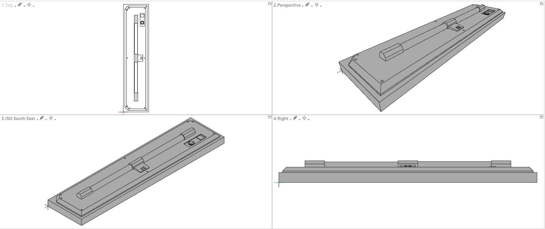 Sci-Fi Wall Panels Kit II - 18 Parts - Props 3D model_13