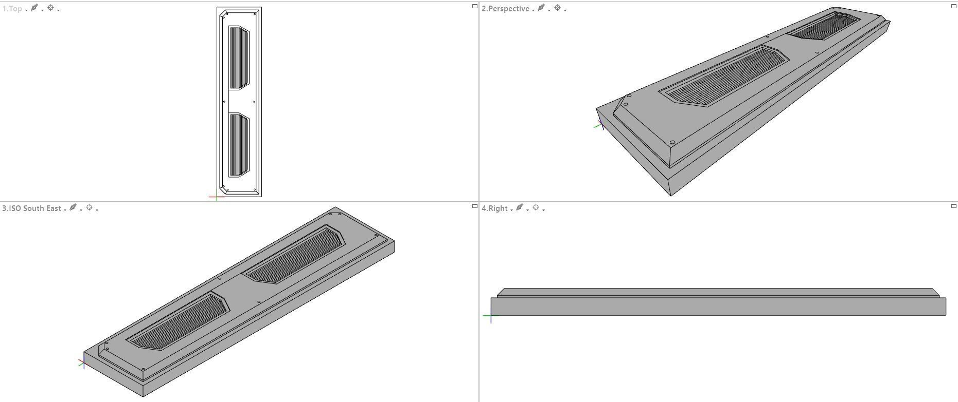 Sci-Fi Wall Panels Kit II - 18 Parts - Props 3D model_15