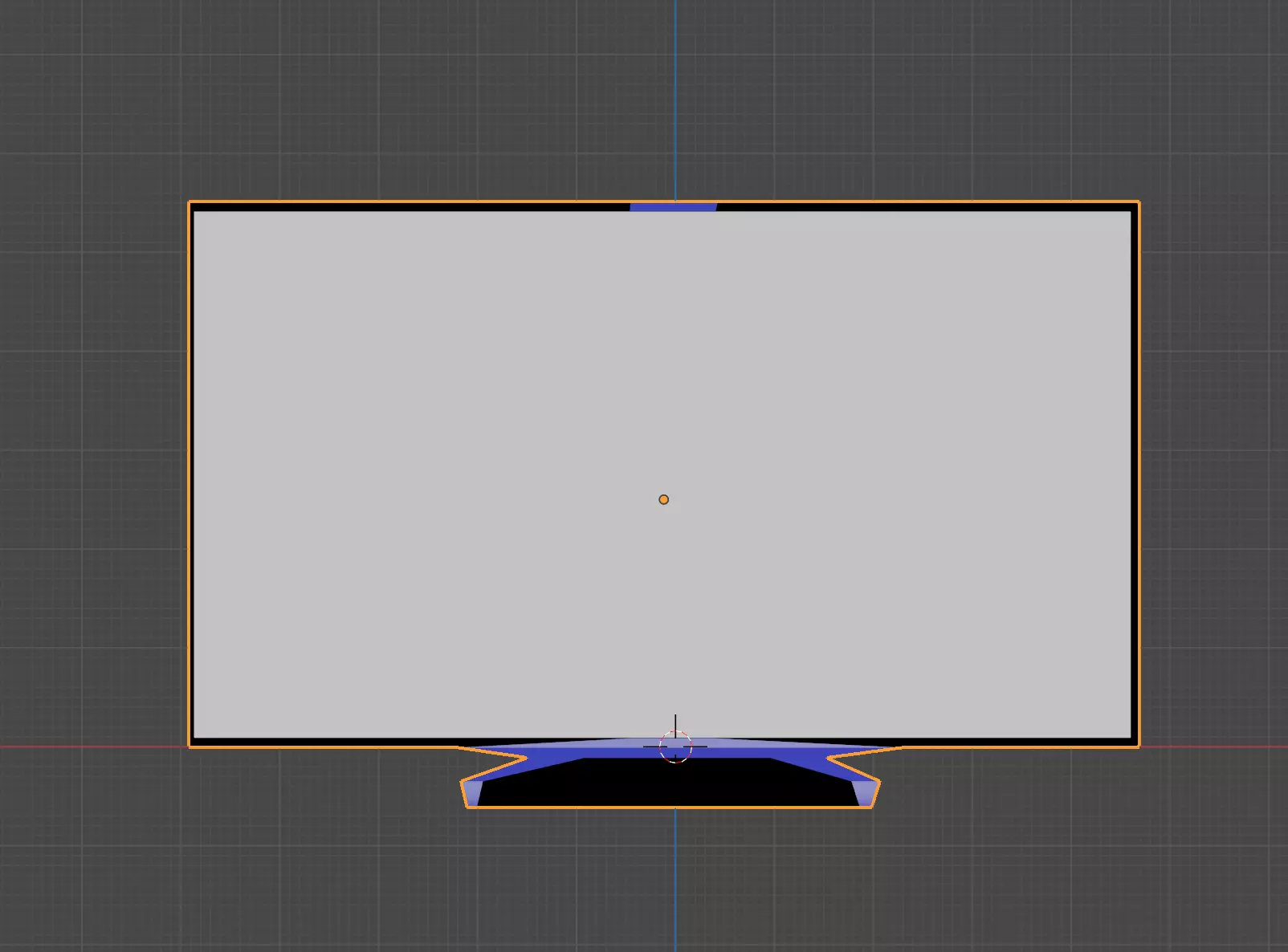 3D Flat Screen TV Low-Poly Free low-poly 3D model