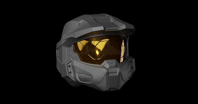Halo Infinite Master Chief Helmet 3D print model