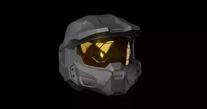 Halo Infinite Master Chief Helmet 3D print model