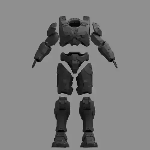 Halo Infinite Master Chief Armor 3D print model