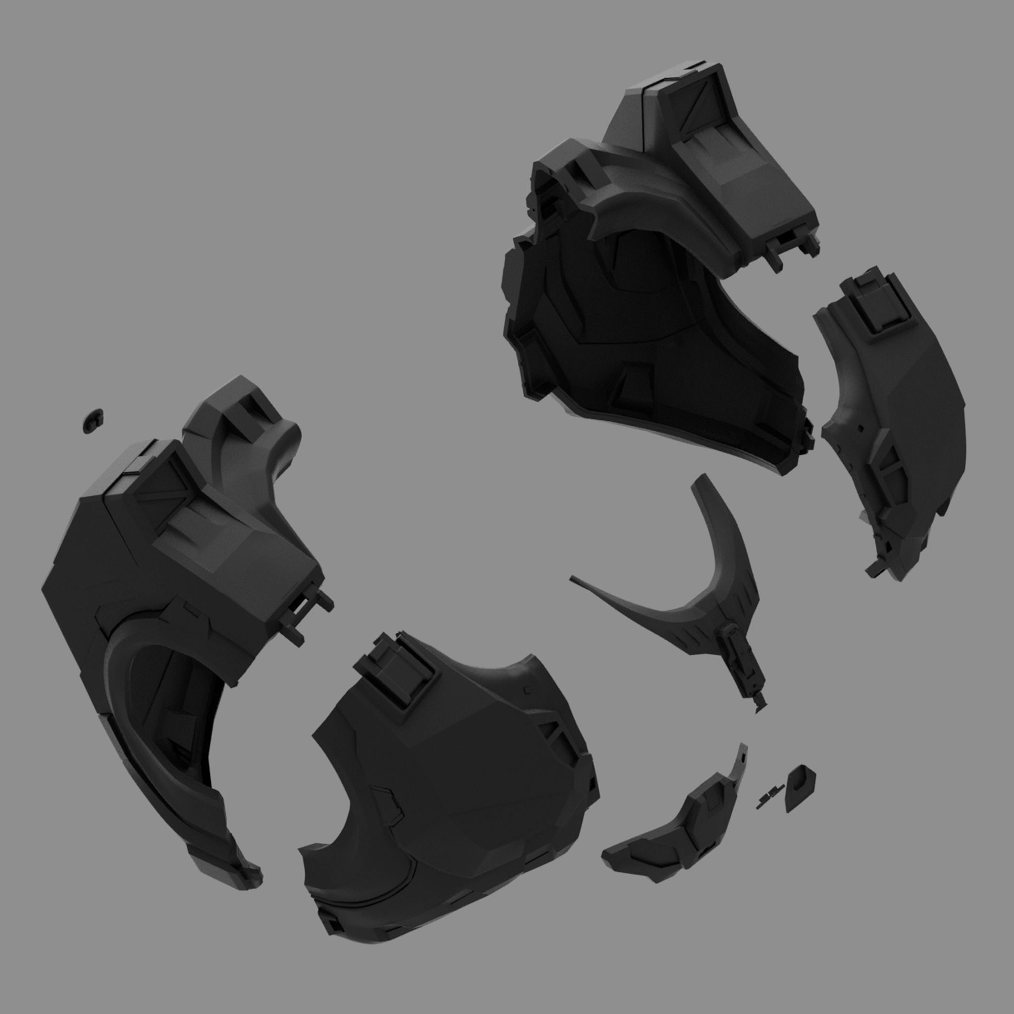 Halo Infinite Master Chief Armor 3D print model_9