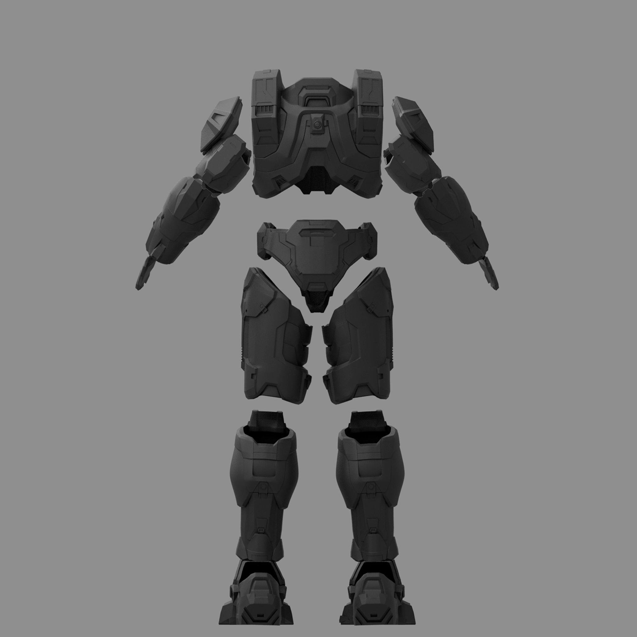 Halo Infinite Master Chief Armor 3D print model_1