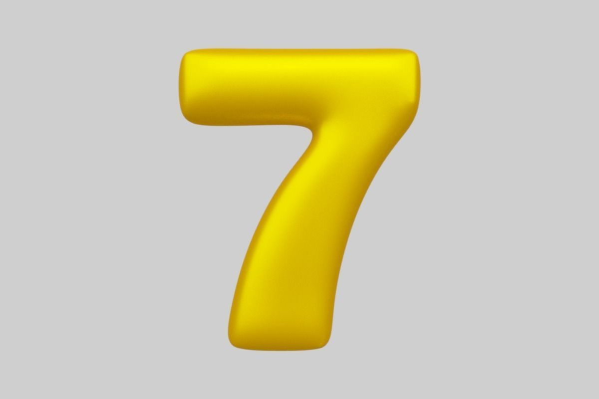 Golden Color Bubble Smooth Alphabet Letters 38 PCS 3D Models 3D model_34