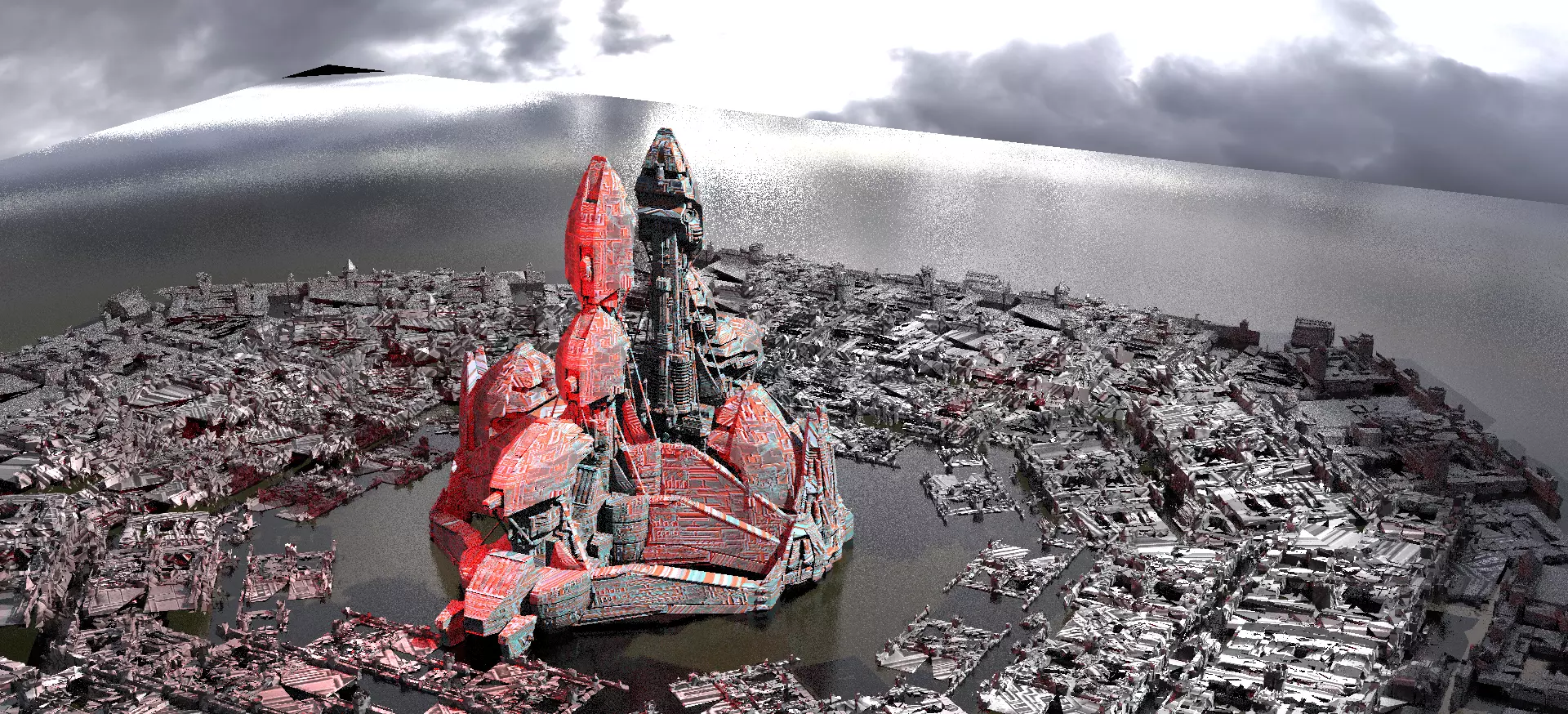 Shuttle launching pad 3 3D model_0