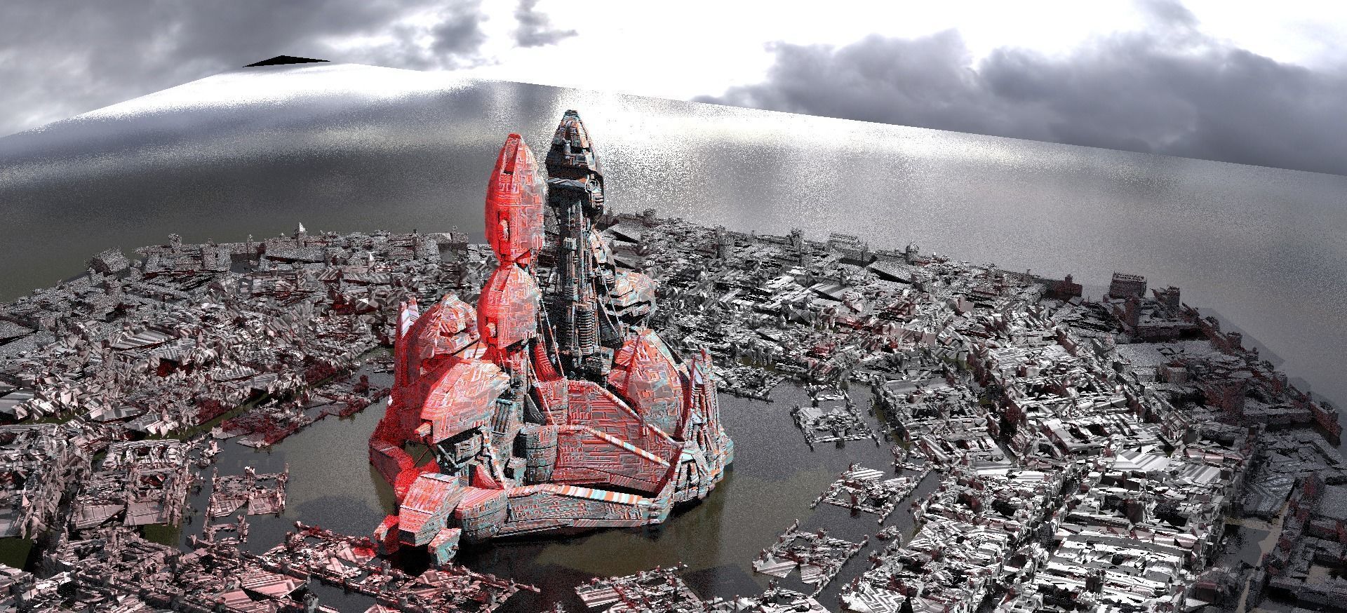 Shuttle launching pad 3 3D model_1