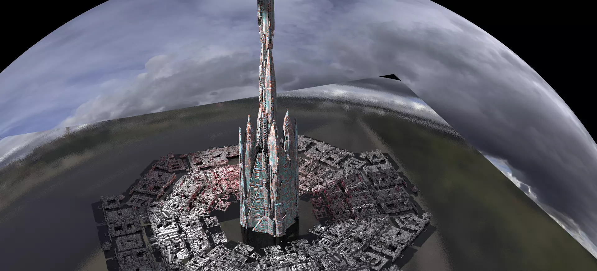 Launch moons Tower 3D model_0