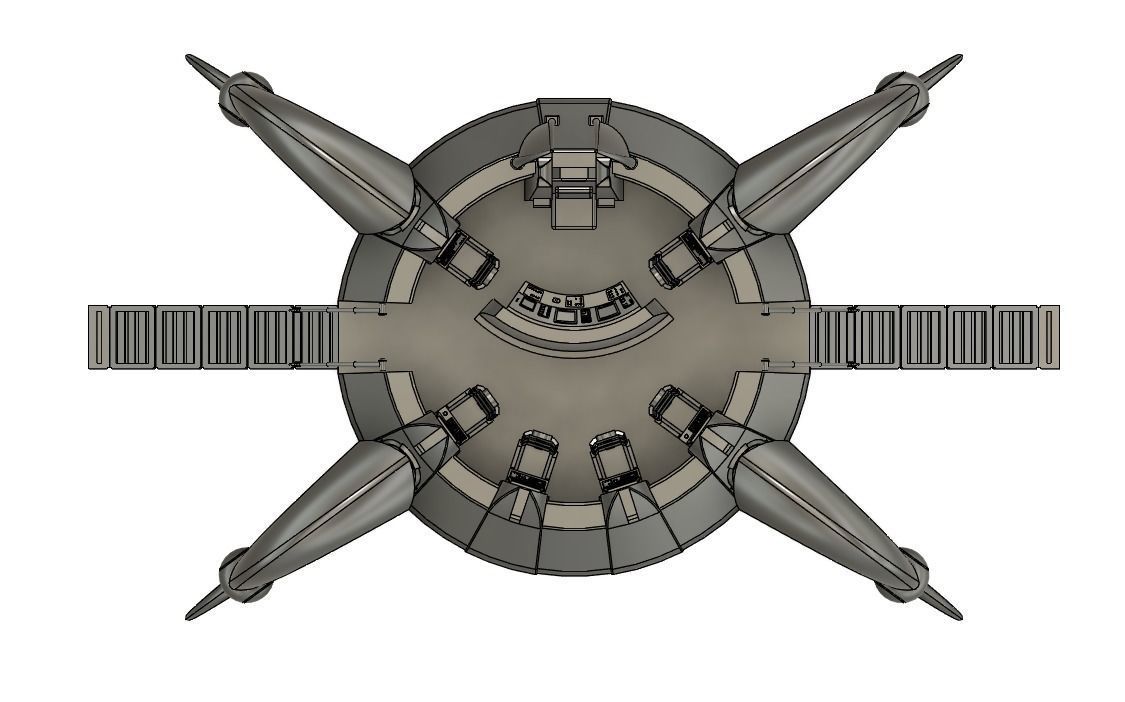 CIS command center 3D print model_4